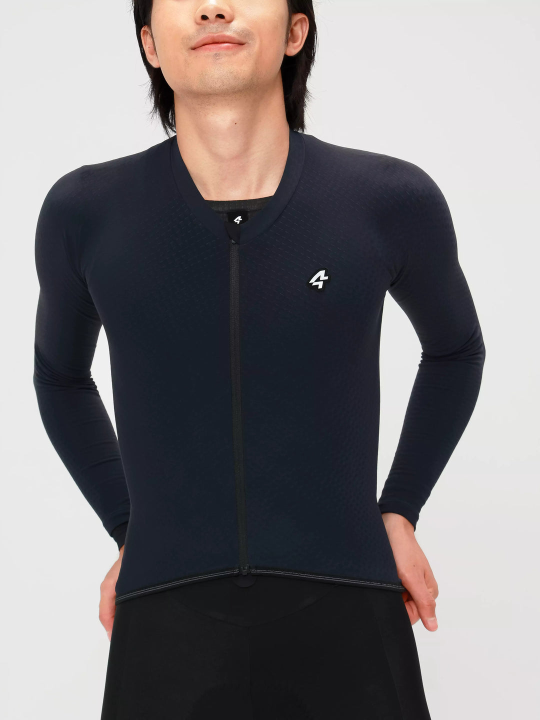 Polar Night Men's Fleeced Thermal Jersey - Black