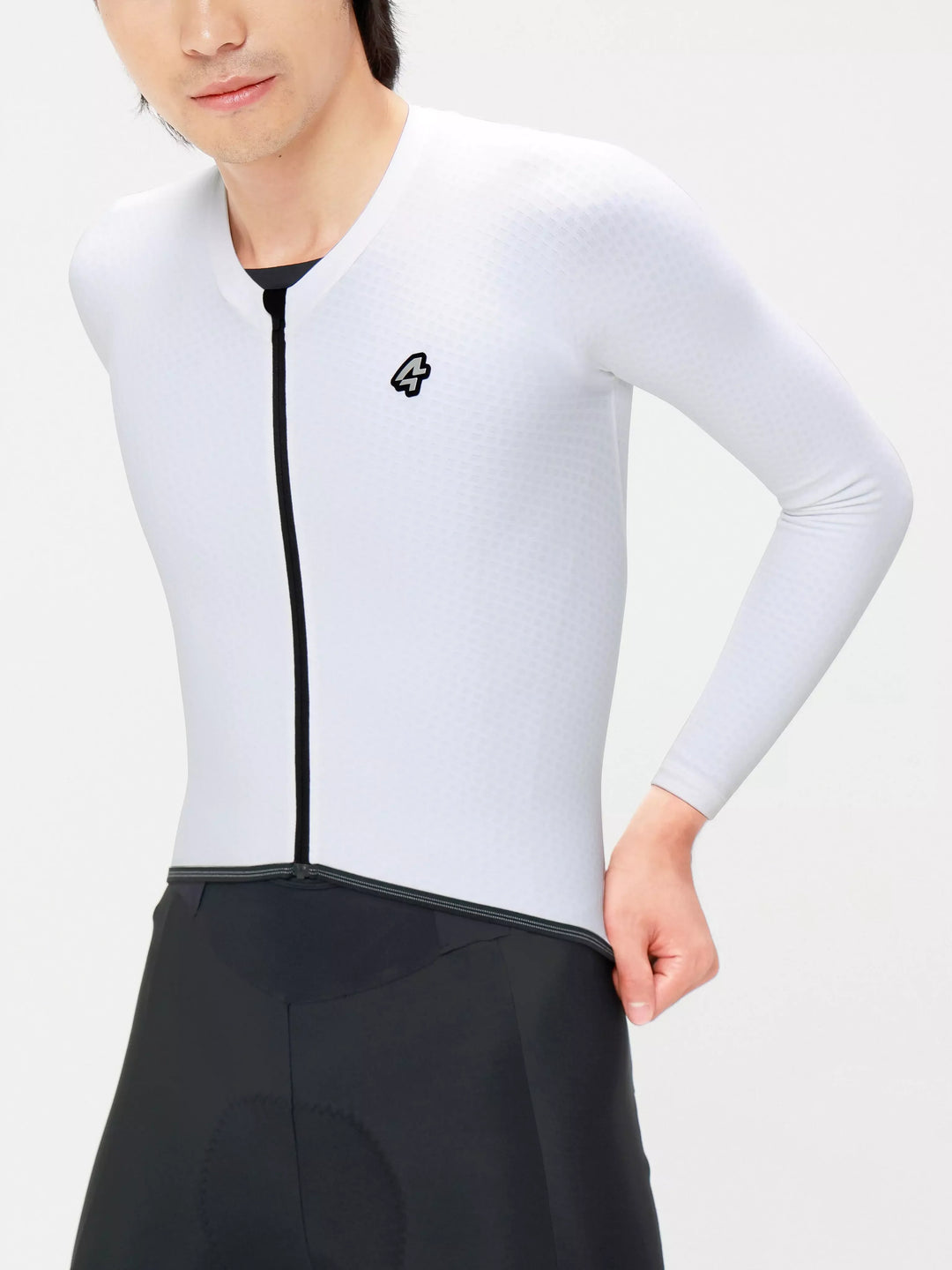 Polar Night Men's Fleeced Thermal Jersey - White