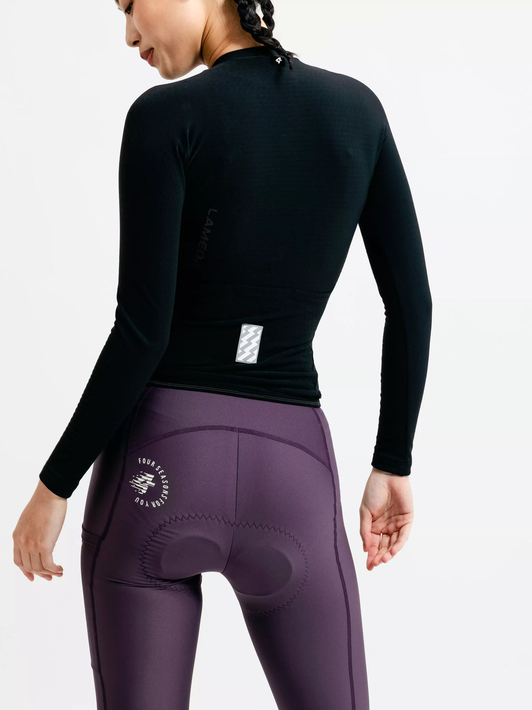 Polar Night Women's Fleeced Thermal Jersey - Black