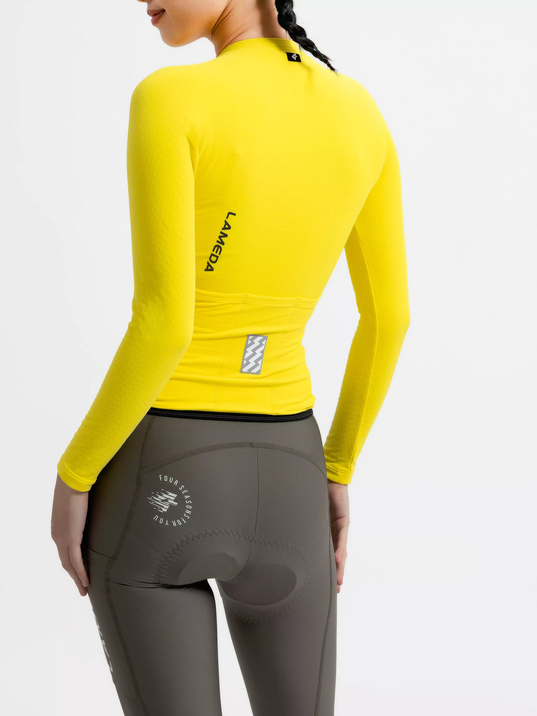 Polar Night Women's Fleeced Thermal Jersey - Yellow