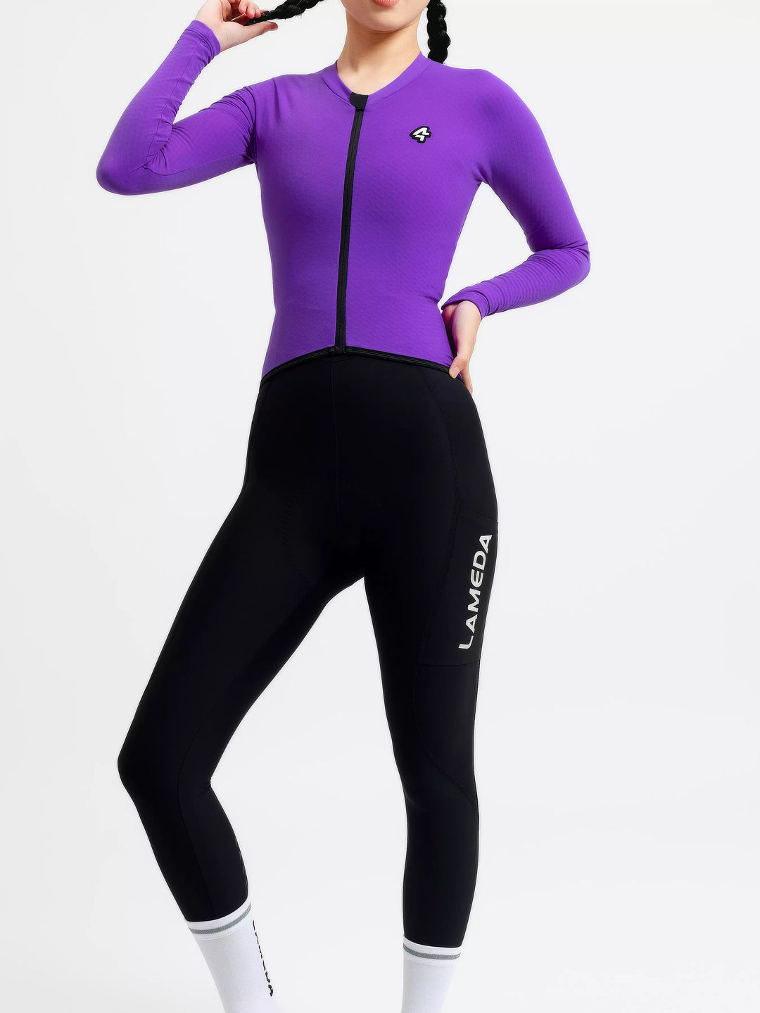 Polar Night Women's Fleeced Thermal Jersey - Purple