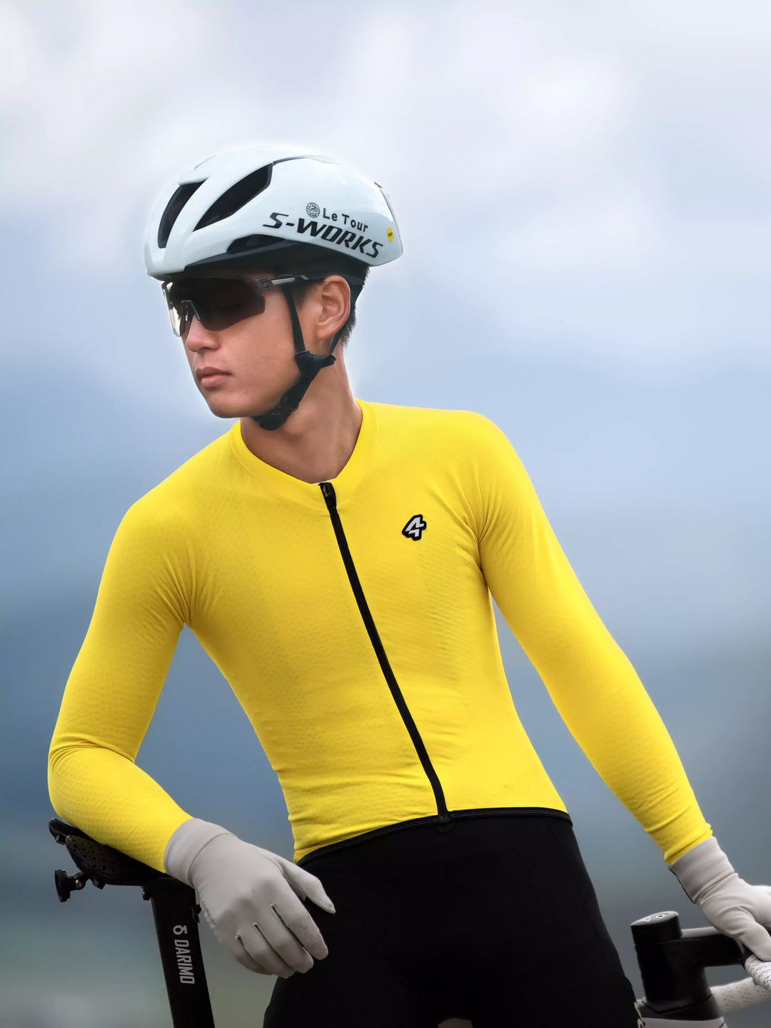 Polar Night Men's Fleeced Thermal Jersey - Yellow
