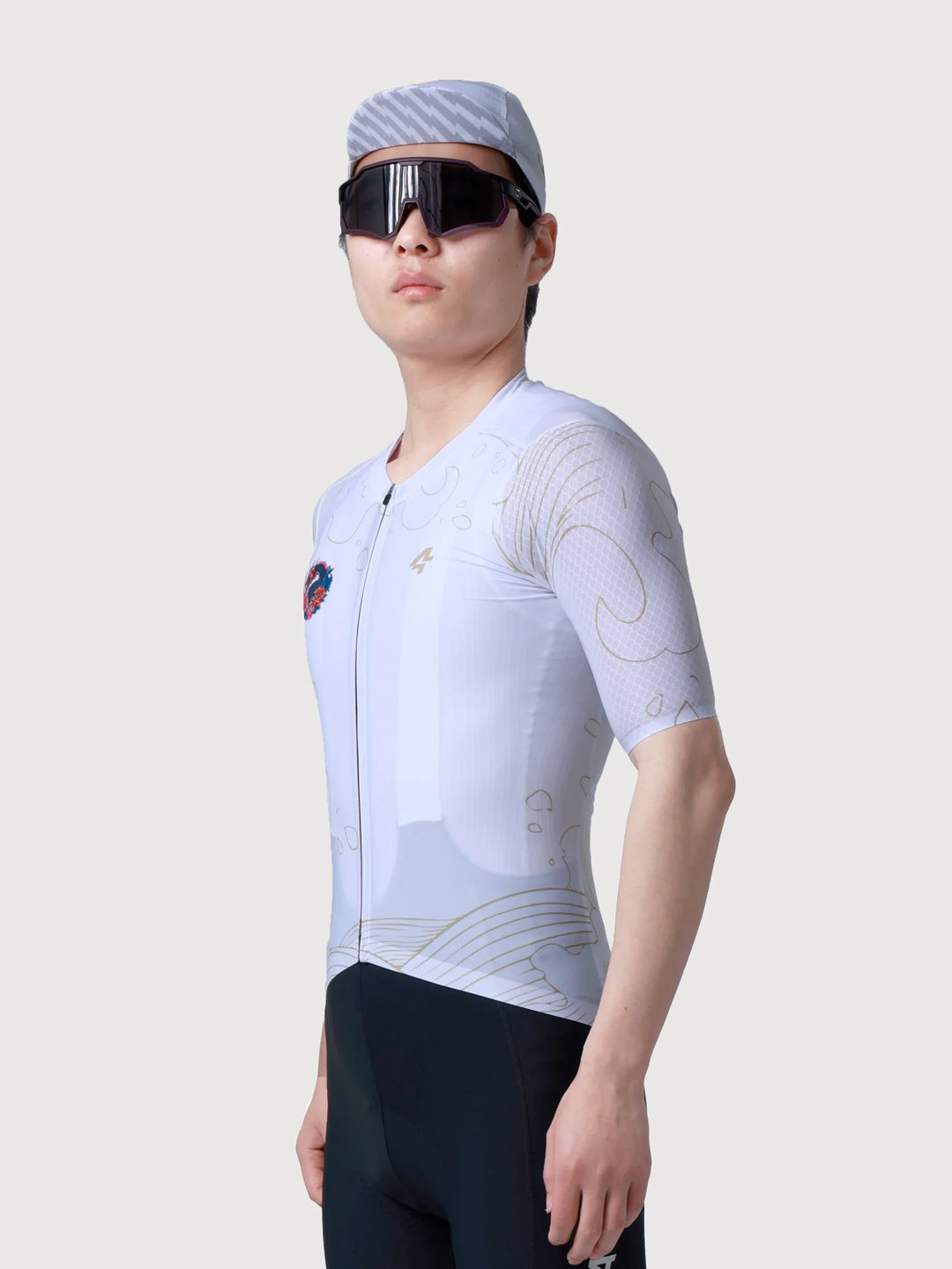 Dragon Soar Men's Cycling Jersey - White