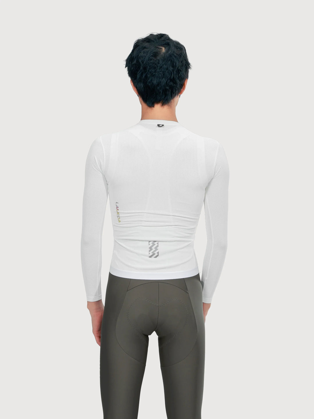 Realm Men Cycling Jersey Long Sleeve - White