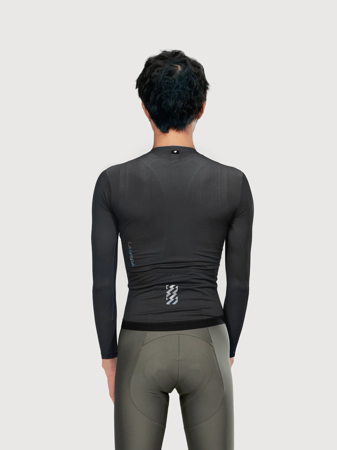 Realm Men Cycling Jersey Long Sleeve - Black