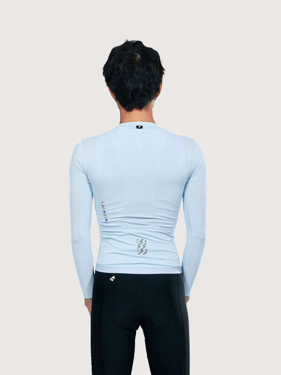 Realm Men Cycling Jersey Long Sleeve - Sky Blue