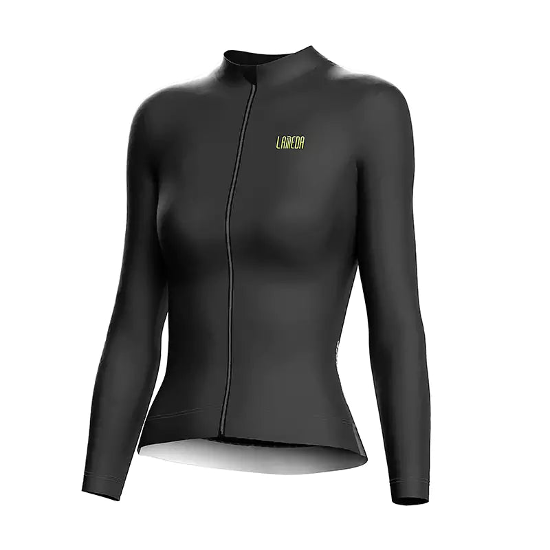 Cyclist Corner Sheen Unisex Fleeced Long Sleeve Winter Cycling Jersey Stylish