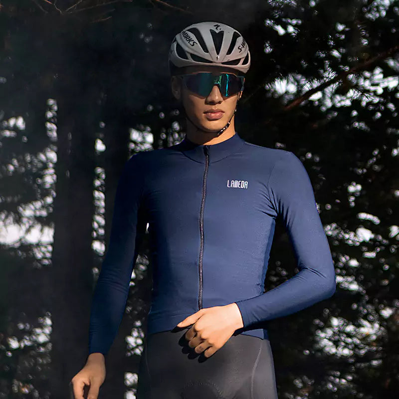 Cyclist Corner Sheen Unisex Winter Fleeced Long Sleeve Warm Cycling Jersey