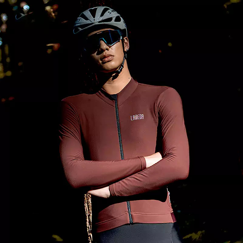 Cyclist Corner Sheen Unisex Winter Fleeced Long Sleeve Warm Cycling Jersey