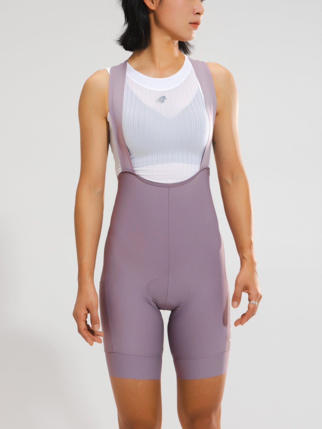 Women's Basic Bib Shorts 2025SSZ504 - Pink