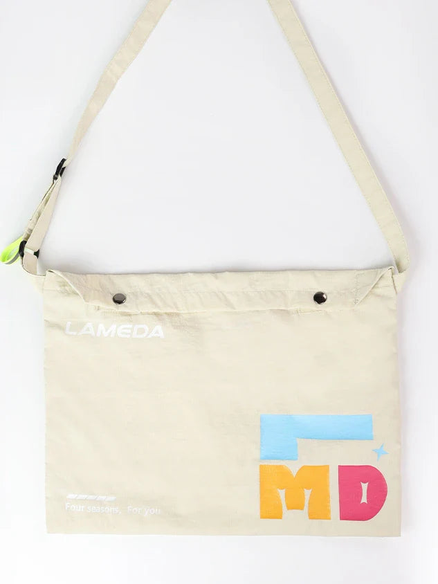 LMD Messenger Bag - White