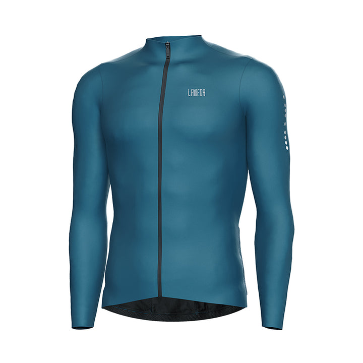 Cyclist Corner Transcend Men Fleeced Winter Long Sleeve Cycling Jersey