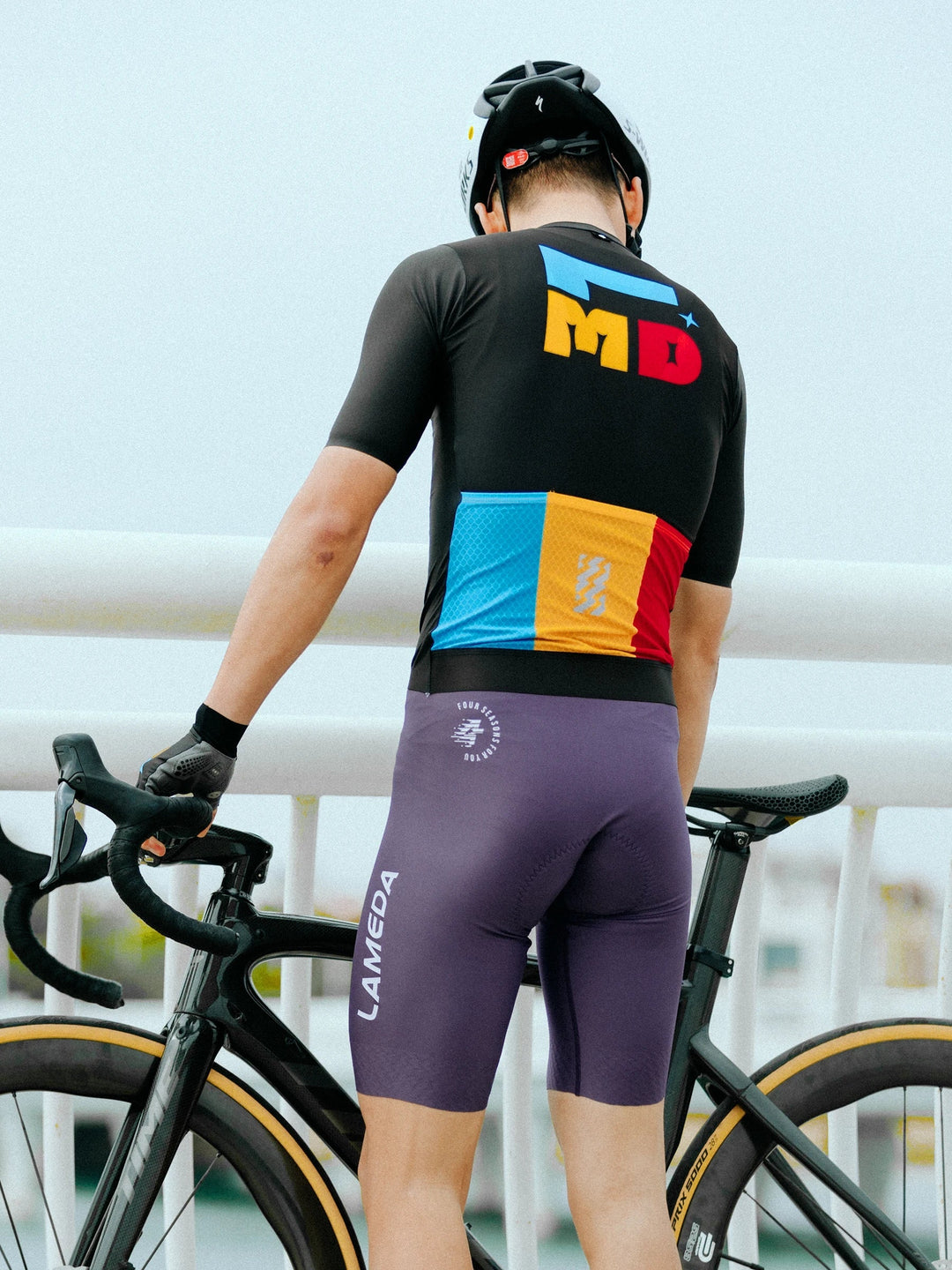 Mirage Unisex Cycling Jersey - Black