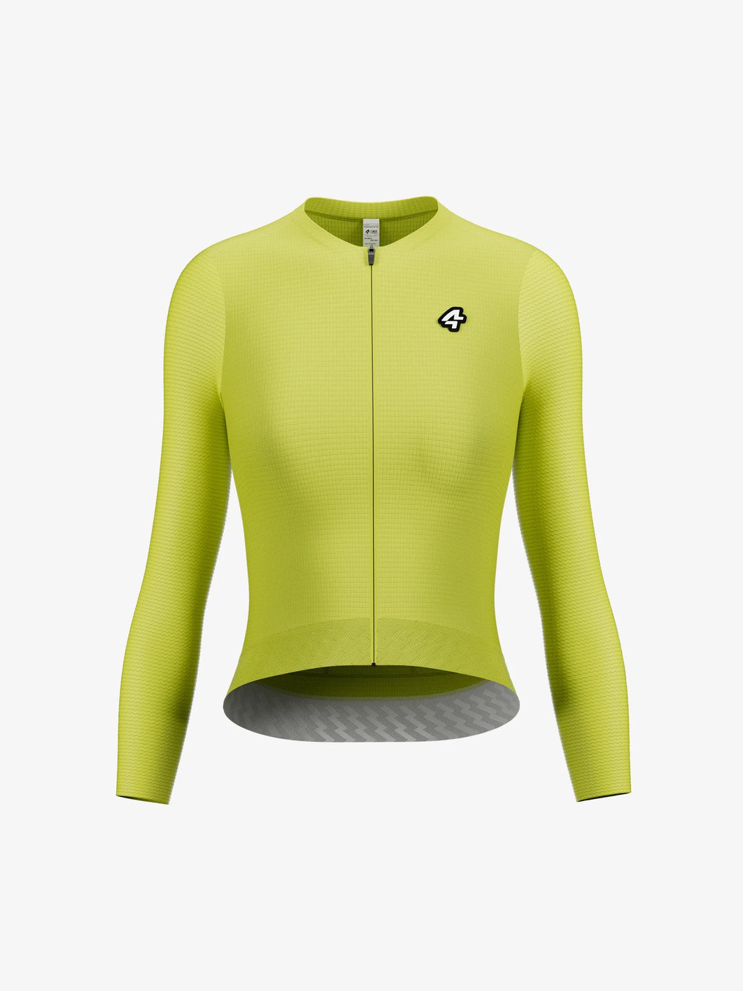 Moon Woman Cycling Jersey Long Sleeve CoolMax - Lemon Yellow
