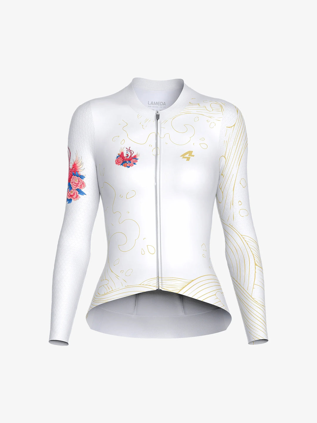 Phoenix Waltz Women's Cycling Jersey Long Sleeve - White