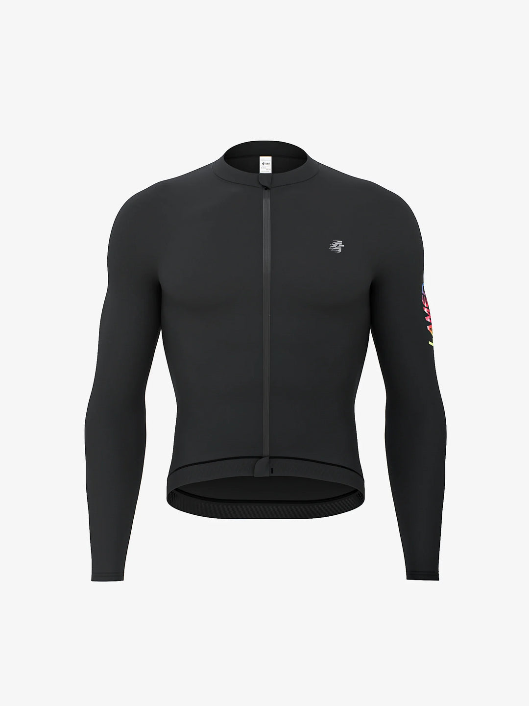 Realm Men Cycling Jersey Long Sleeve - Black
