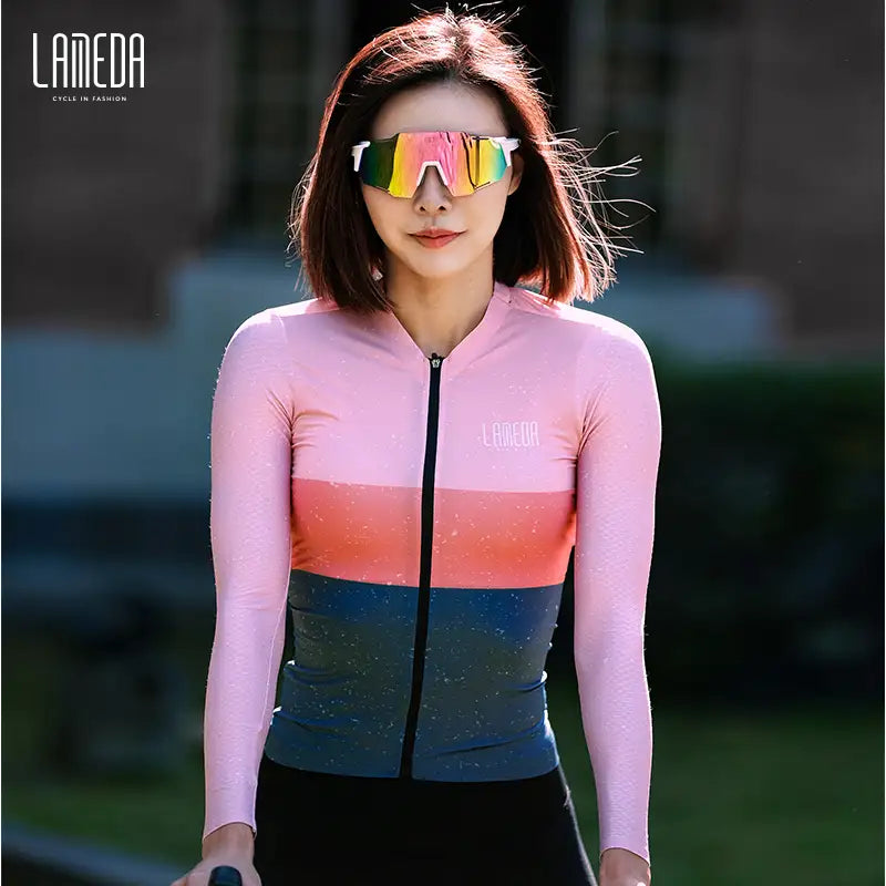 Cyclist Corner Spirited Women Long Sleeve Cycling Jersey