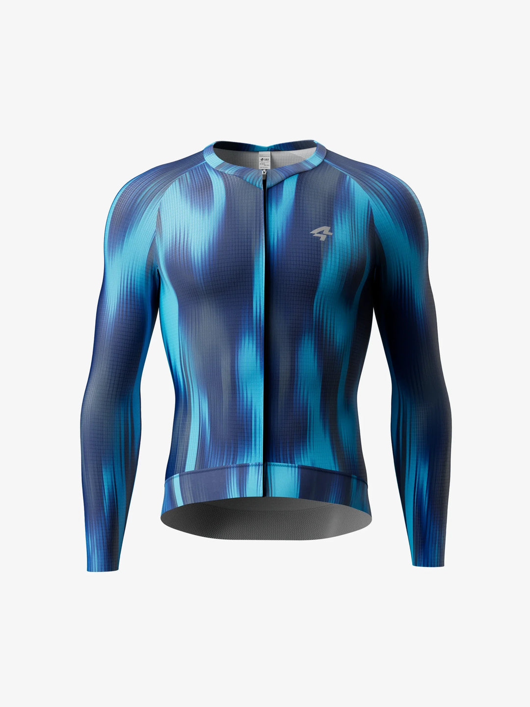 Silhouette Men Cycling Jersey Long Sleeve - Halo Blue
