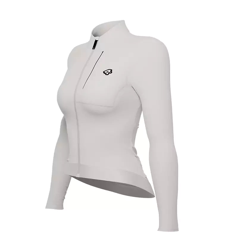 Snowdrop Fleeced Long Sleeve Winter Cycling Jersey