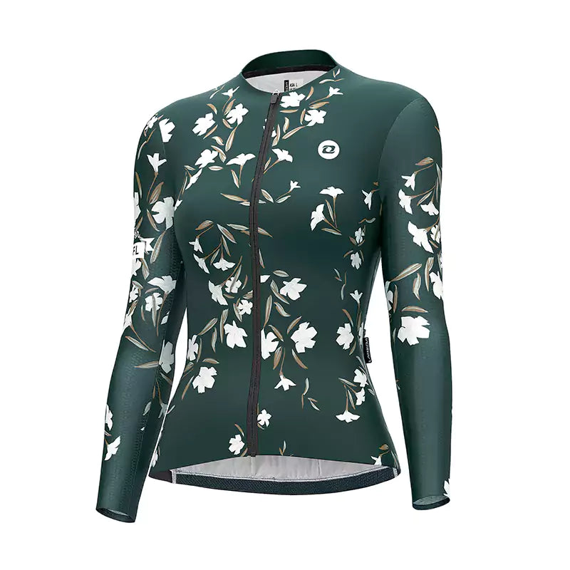 Cyclist Corner Spirited Women Long Sleeve Cycling Jersey