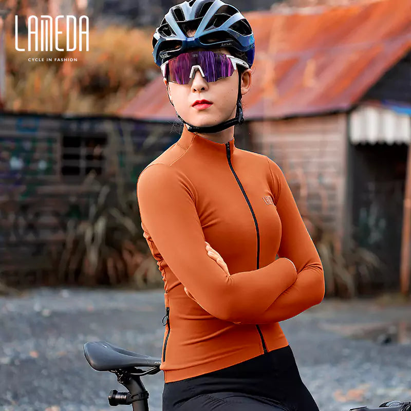 Cyclist Corner Transcend Women Fleeced Winter Cycling Jersey