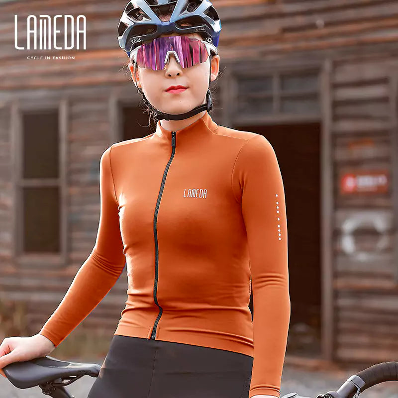 Cyclist Corner Transcend Women Fleeced Winter Cycling Jersey