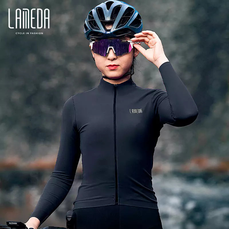 Cyclist Corner Transcend Women Fleeced Winter Cycling Jersey