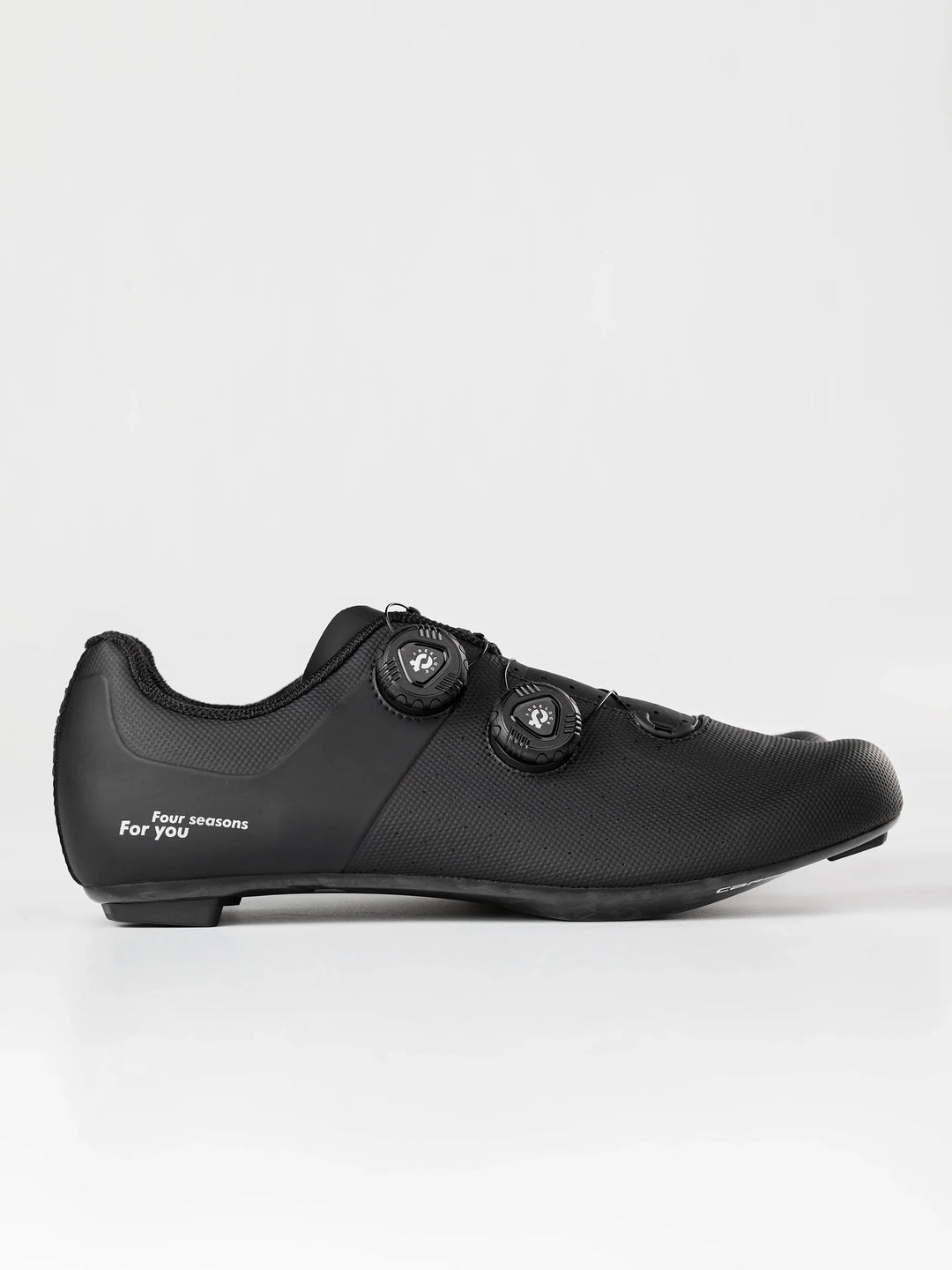 Yik Carbon Fiber Cycling Cleat Shoes - Black